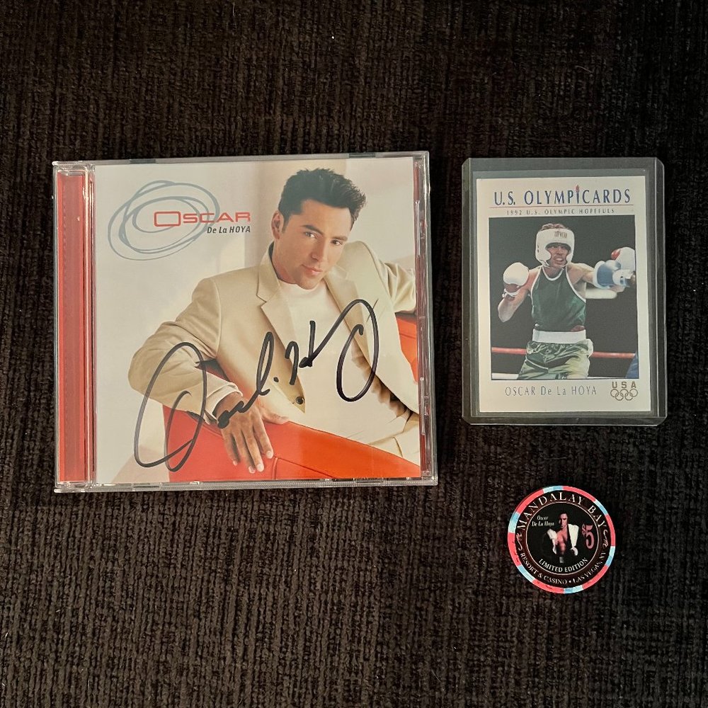 Oscar De La Hoya Lot of 3 items